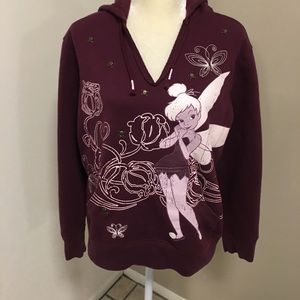 Disneyland, Peter Pan, Tinkerbell & Skulls Hoodie